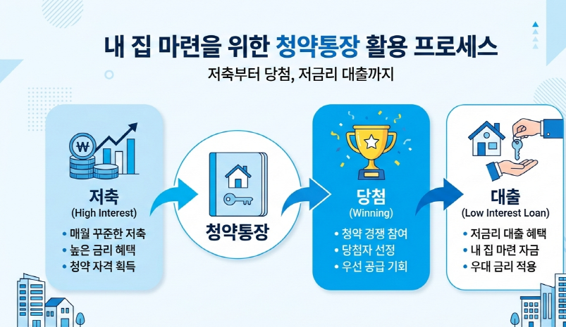 주택드림 청약통장 활용 프로세스