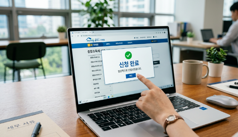 근로장려금 신청 완료