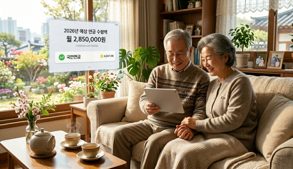 기초연금 및 국민연금 수령액
