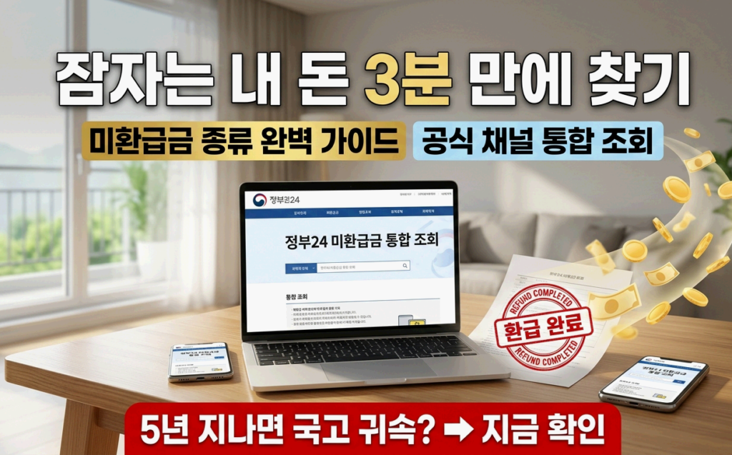 주요 미환급금 종류 총정리 안내