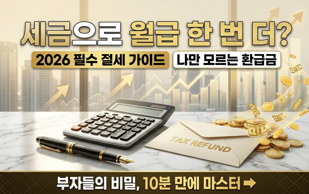 절세 가이드 총정리: 연말정산부터 증여세까지 내 돈 지키는 법